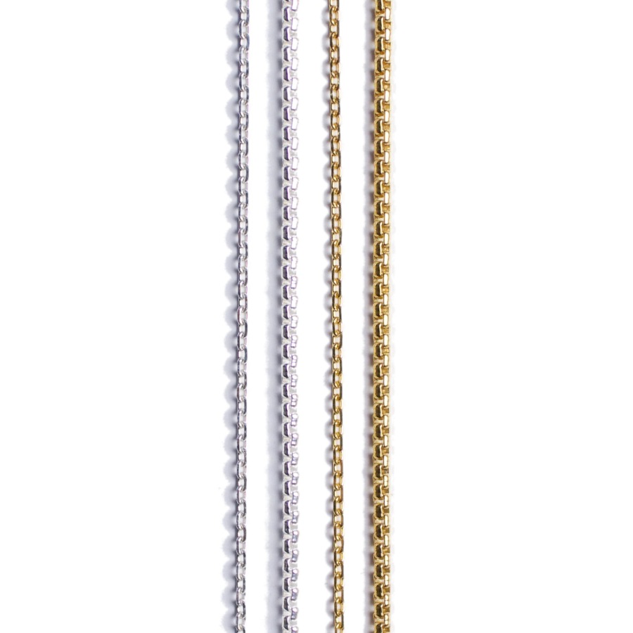 ephemeral エフェメラル venetian layered chain necklace (silver)