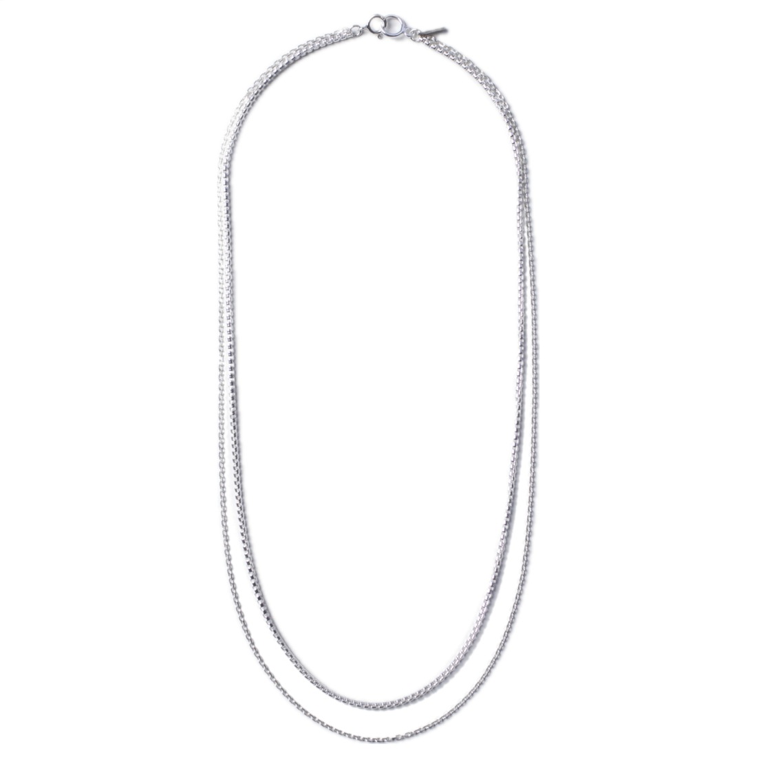 ephemeral エフェメラル venetian layered chain necklace (silver)