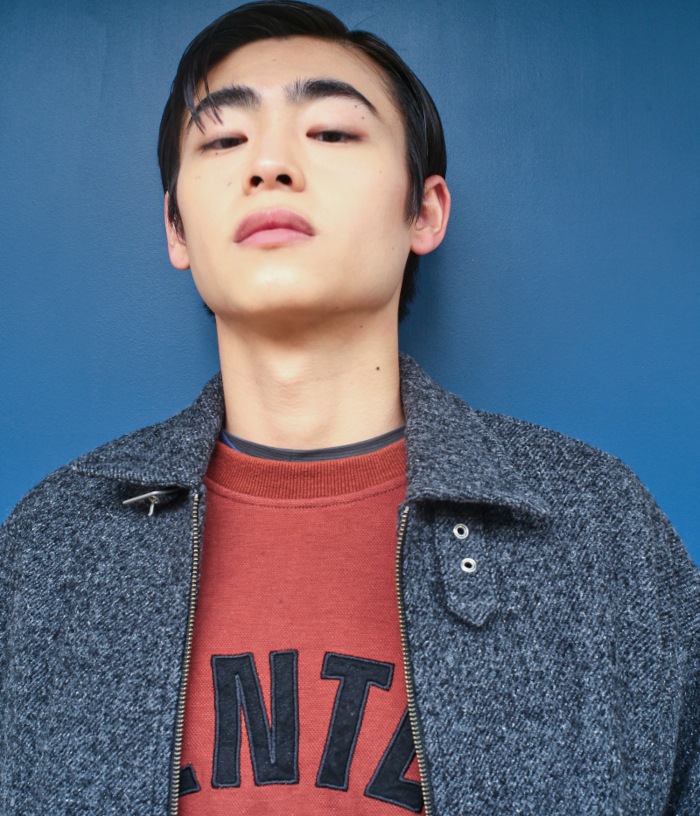 GVGV ジーヴィージーヴィー TWEED BALOON BLOUSON