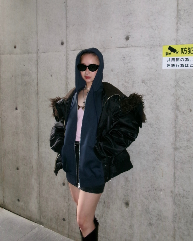 JIEDA ジエダ 25AW Thinsulate N-2A JACKET (BLACK)