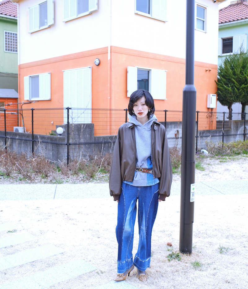 GVGV ジーヴィージーヴィー LEATHER BALOON BLOUSON