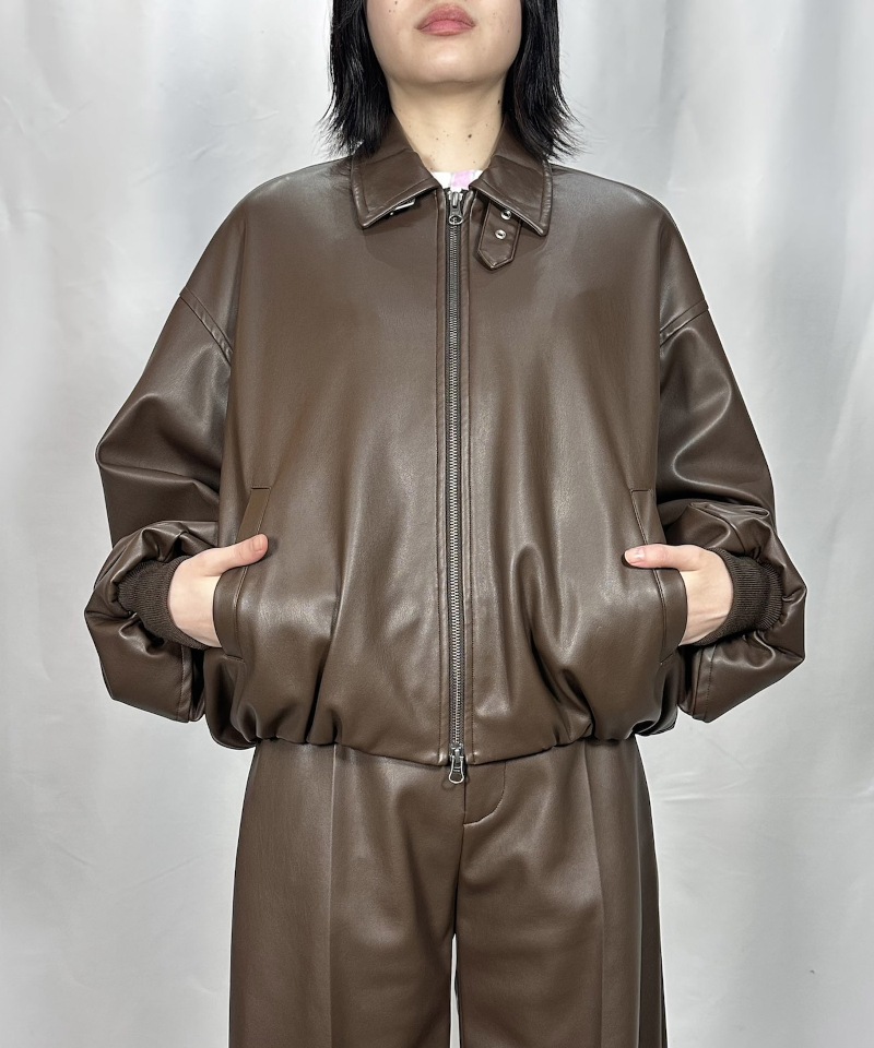 GVGV ジーヴィージーヴィー LEATHER BALOON BLOUSON