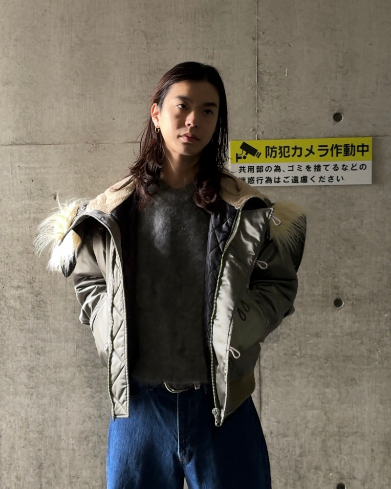 JIEDA ジエダ 25AW Thinsulate N-2A JACKET (GRAY)