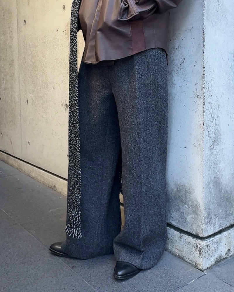 NVRFRGT ネヴァーフォーゲット 25AW NARROW EXTRA LONG MUFFLER