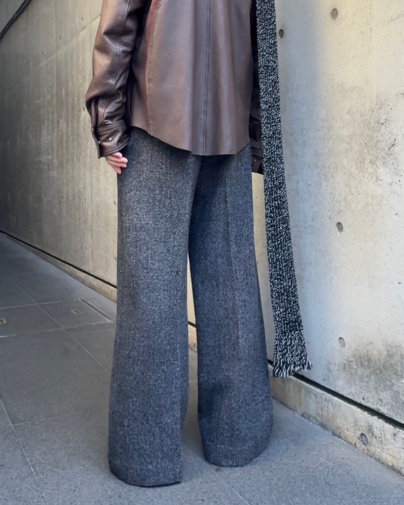 NVRFRGT ネヴァーフォーゲット 25AW NARROW EXTRA LONG MUFFLER