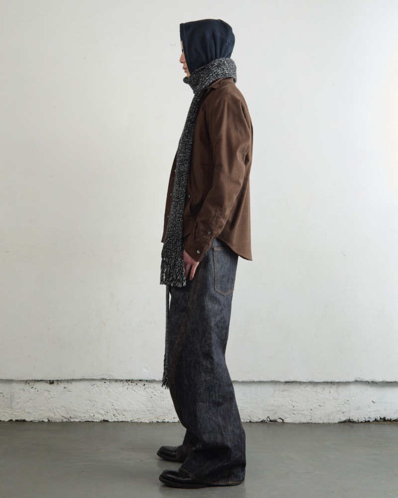 NVRFRGT ネヴァーフォーゲット 25AW NARROW EXTRA LONG MUFFLER