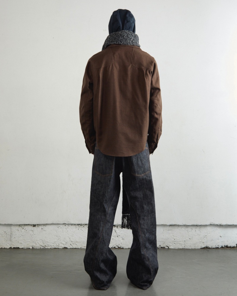 NVRFRGT ネヴァーフォーゲット 25AW NARROW EXTRA LONG MUFFLER