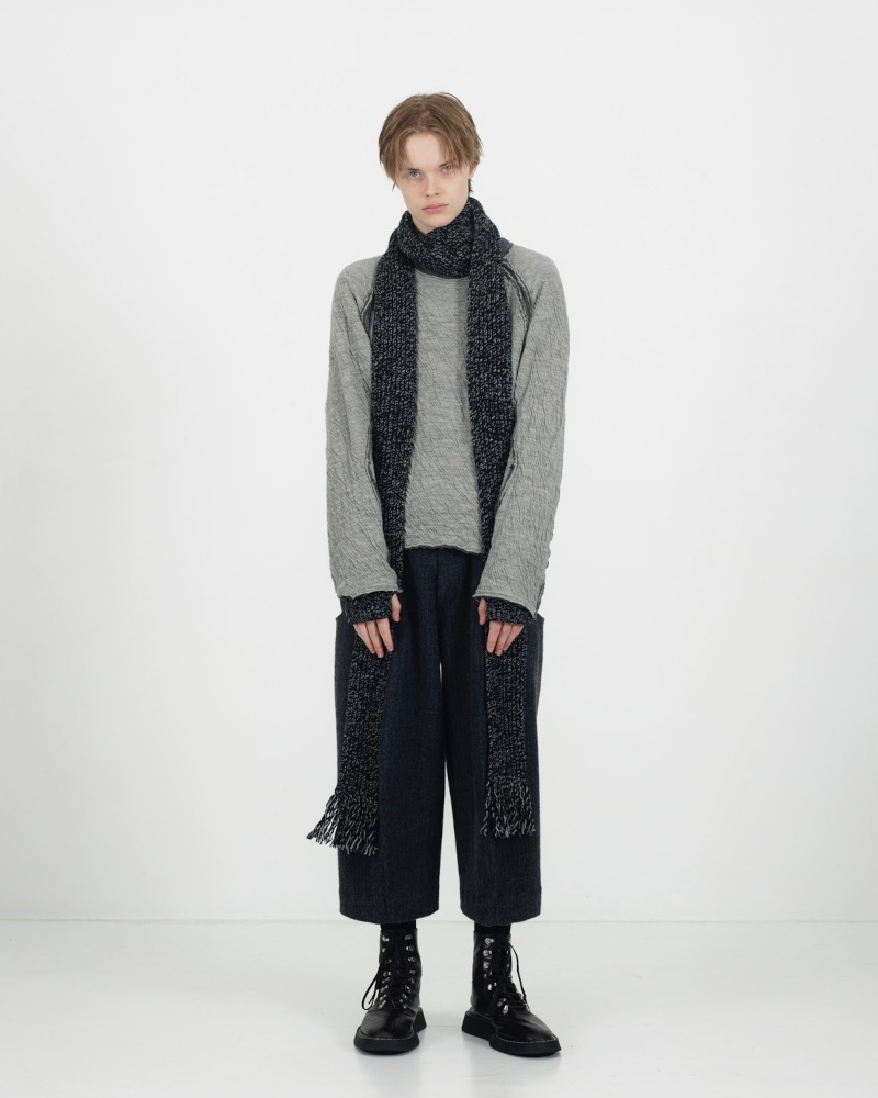 NVRFRGT ネヴァーフォーゲット 25AW NARROW EXTRA LONG MUFFLER
