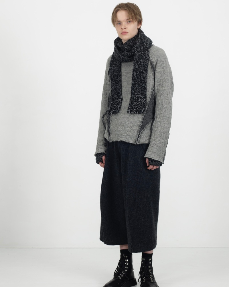 NVRFRGT ネヴァーフォーゲット 25AW NARROW EXTRA LONG MUFFLER