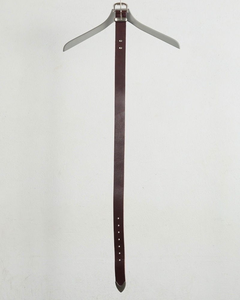 NVRFRGT ネヴァーフォーゲット 25AW 4c LEATHER BELT (BROWN)