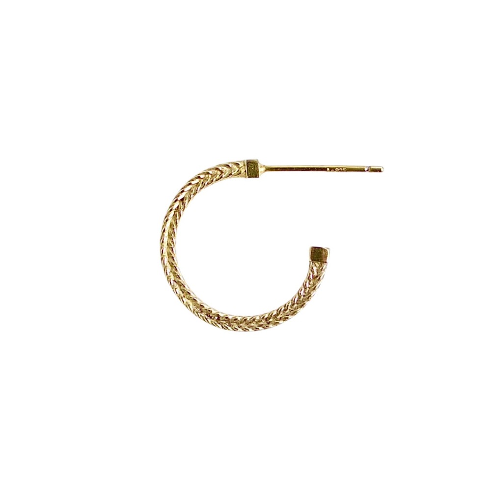 ephemeral エフェメラル rope pattern pierce (gold)