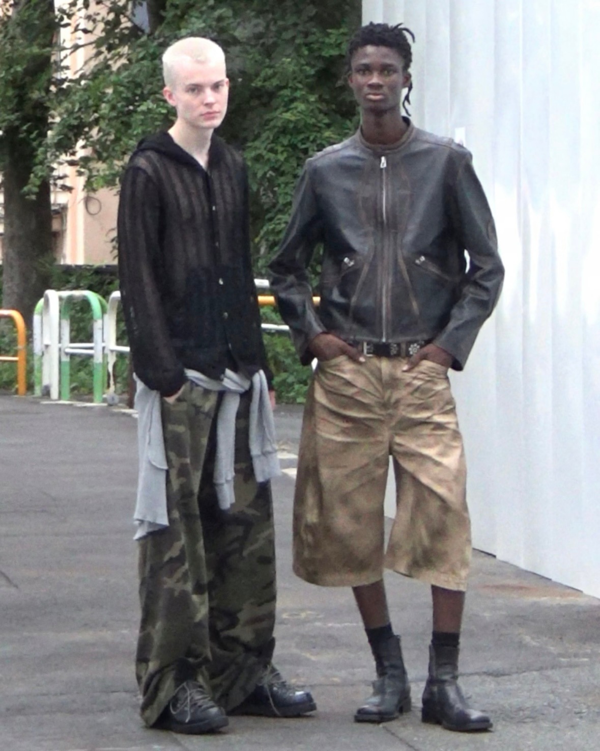 NVRFRGT ネヴァーフォーゲット 25SS 3D TWISTED JORTS (CRAZY DIRTY WASHED TAN)