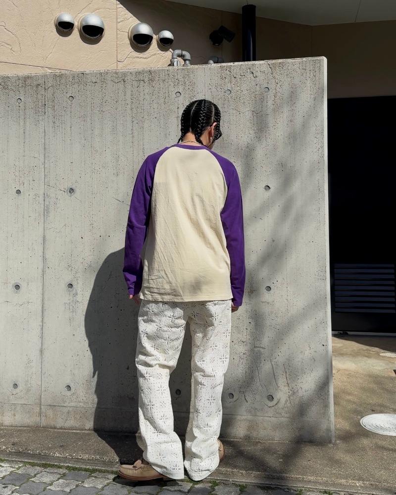 UNUSED アンユーズド 25SS US2475 Raglan long sleeve T-shirt