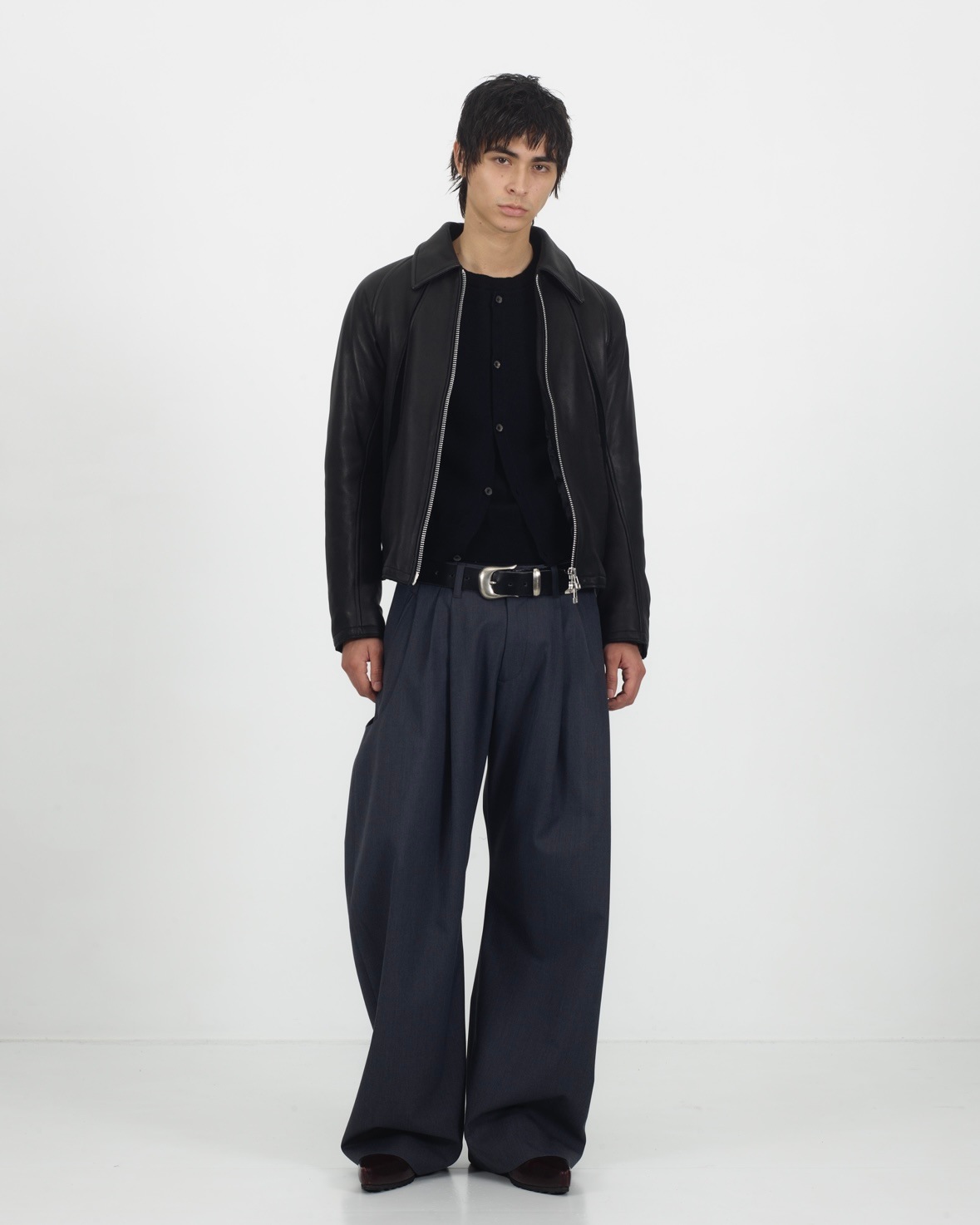 NVRFRGT ネヴァーフォーゲット 25AW 4c LEATHER BELT (BLACK) | すべて