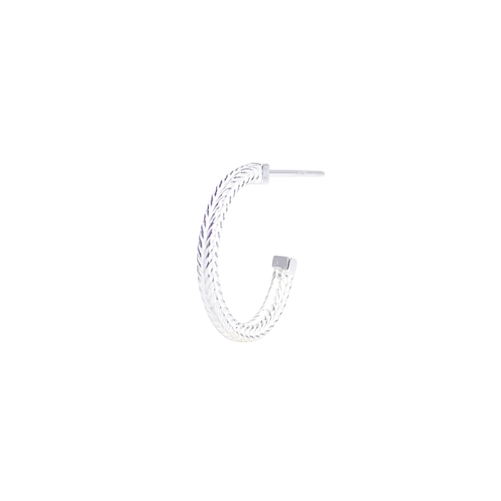 ephemeral エフェメラル rope pattern pierce (silver)