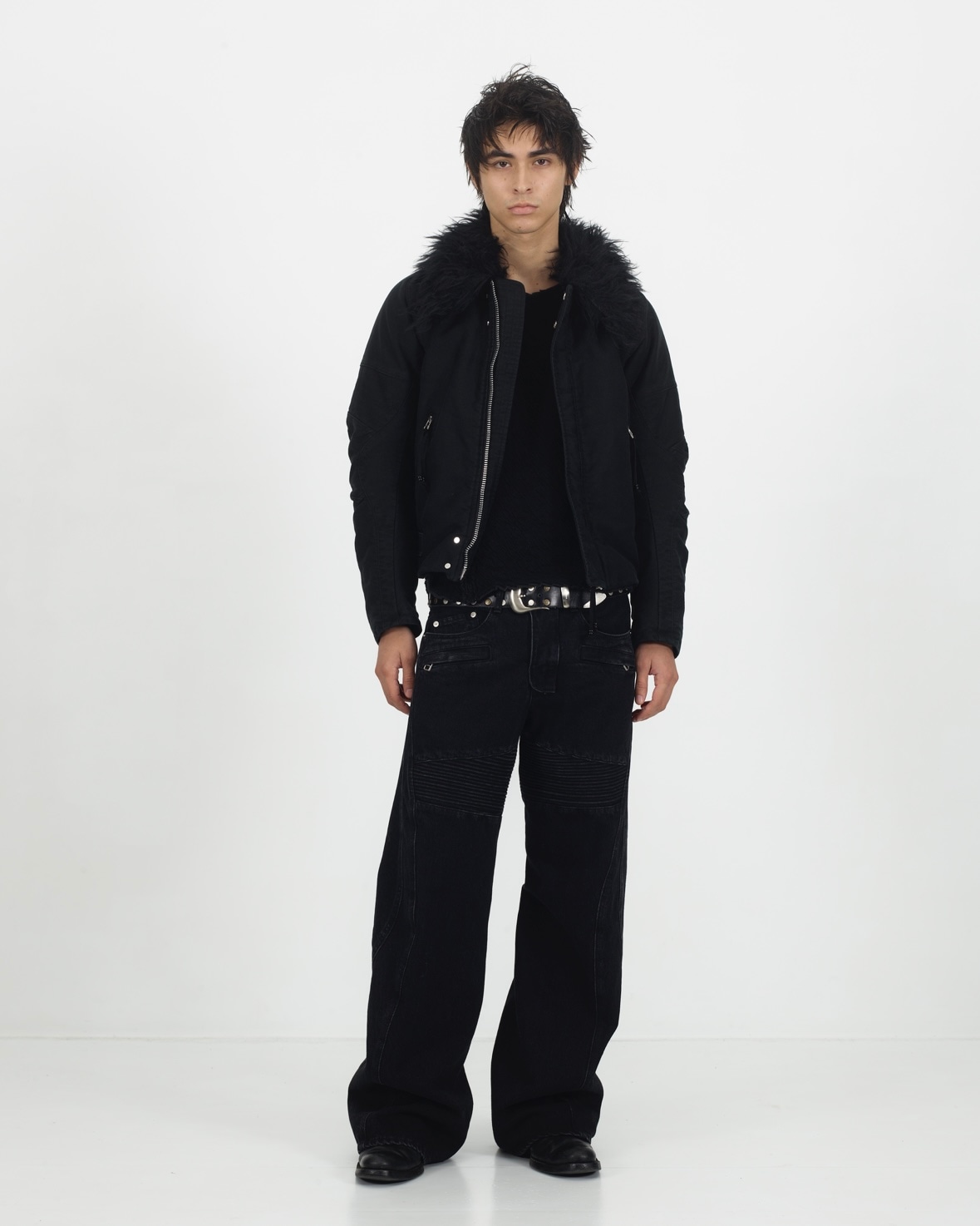 NVRFRGT ネヴァーフォーゲット 25AW 4c STUDDED LEATHER BELT | すべて