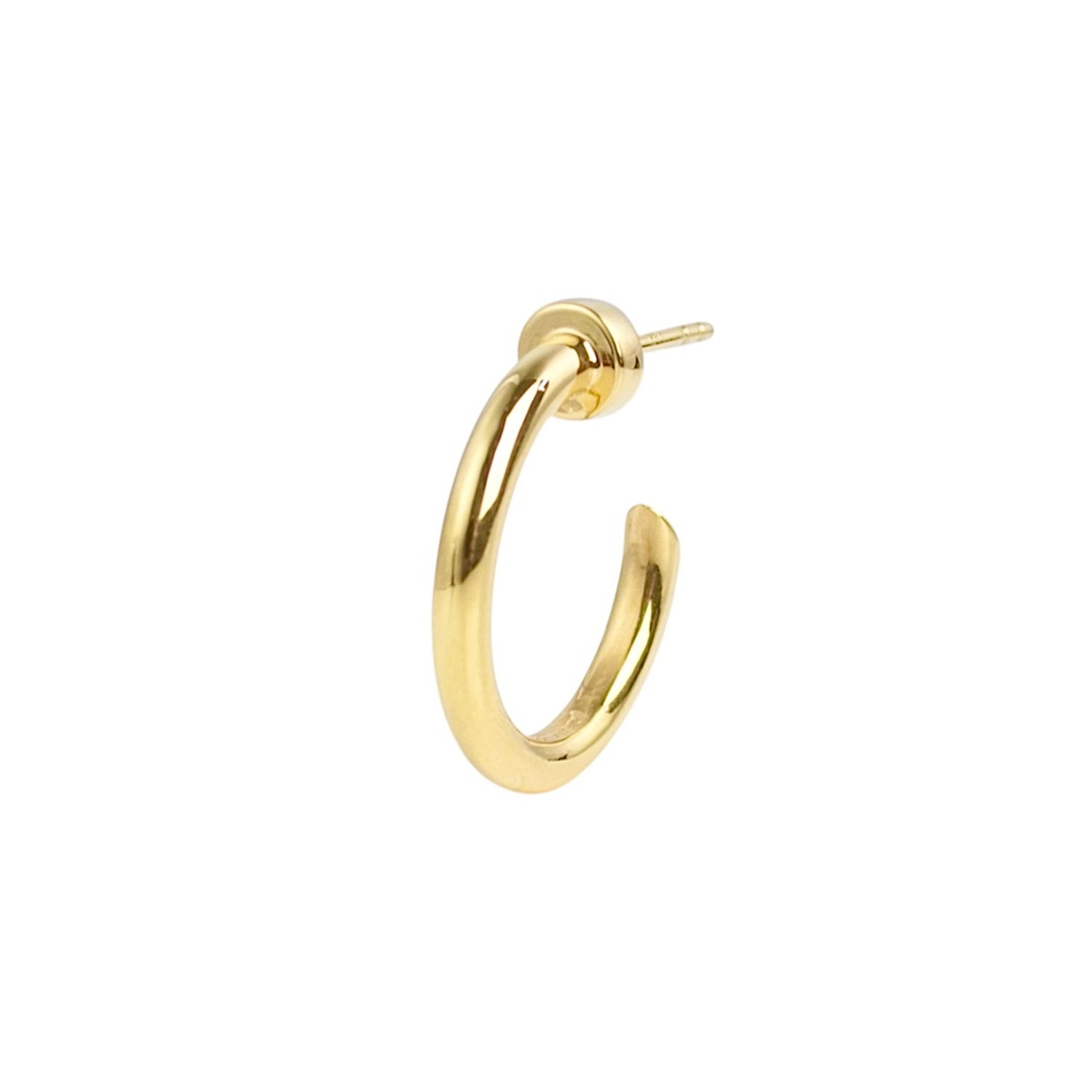 ephemeral エフェメラル stud hoop pierce (gold)