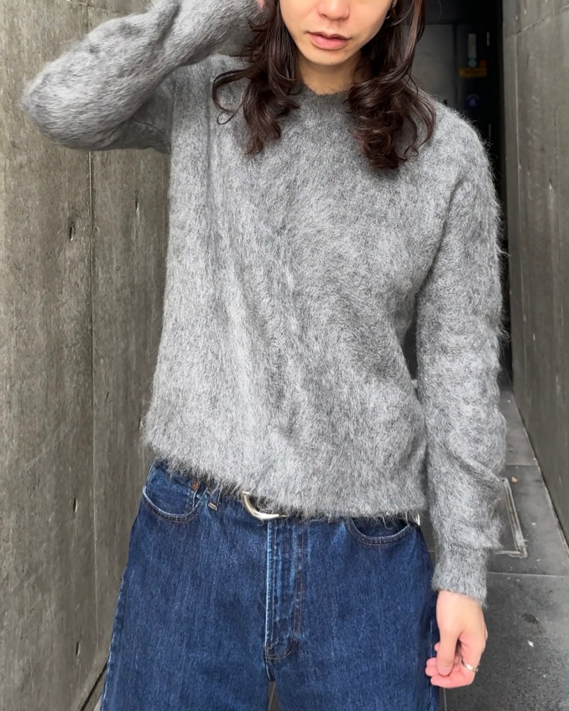 NVRFRGT ネヴァーフォーゲット 25AW BRUSHED MOHAIR V-NECK SWEATER