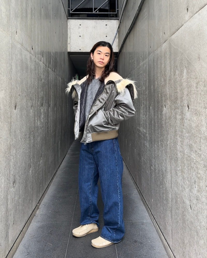 NVRFRGT ネヴァーフォーゲット 25AW BRUSHED MOHAIR V-NECK SWEATER