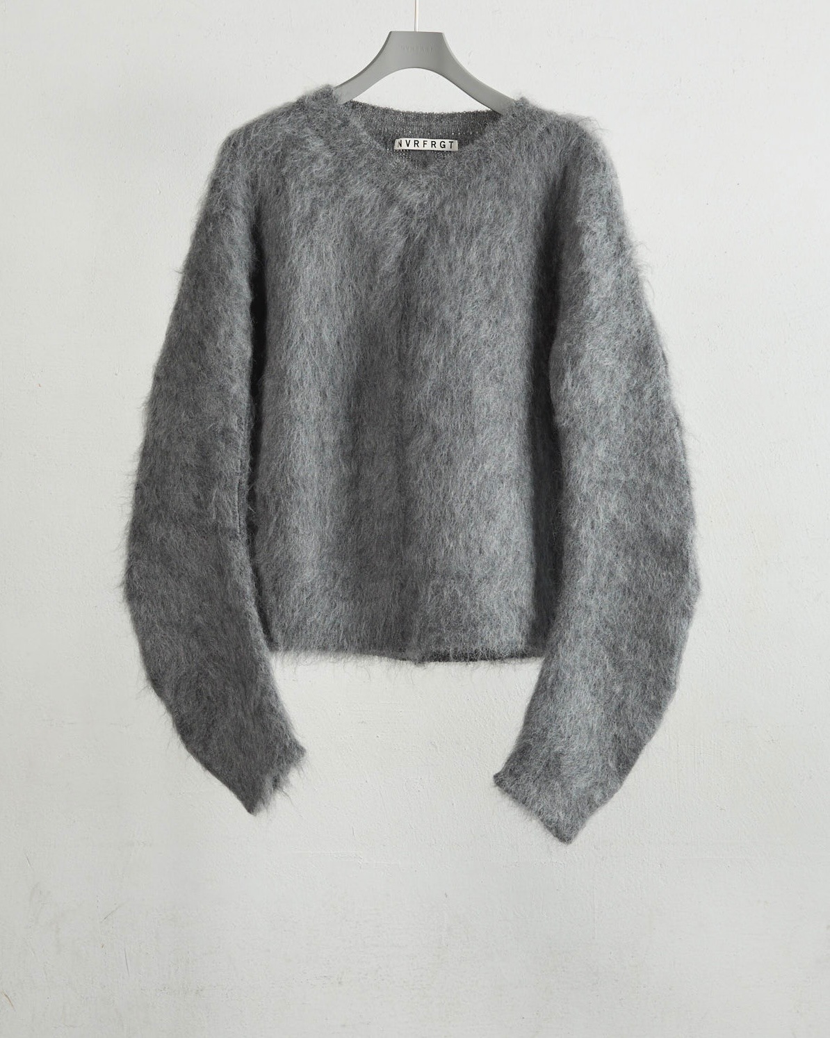 NVRFRGT ネヴァーフォーゲット 25AW BRUSHED MOHAIR V-NECK SWEATER