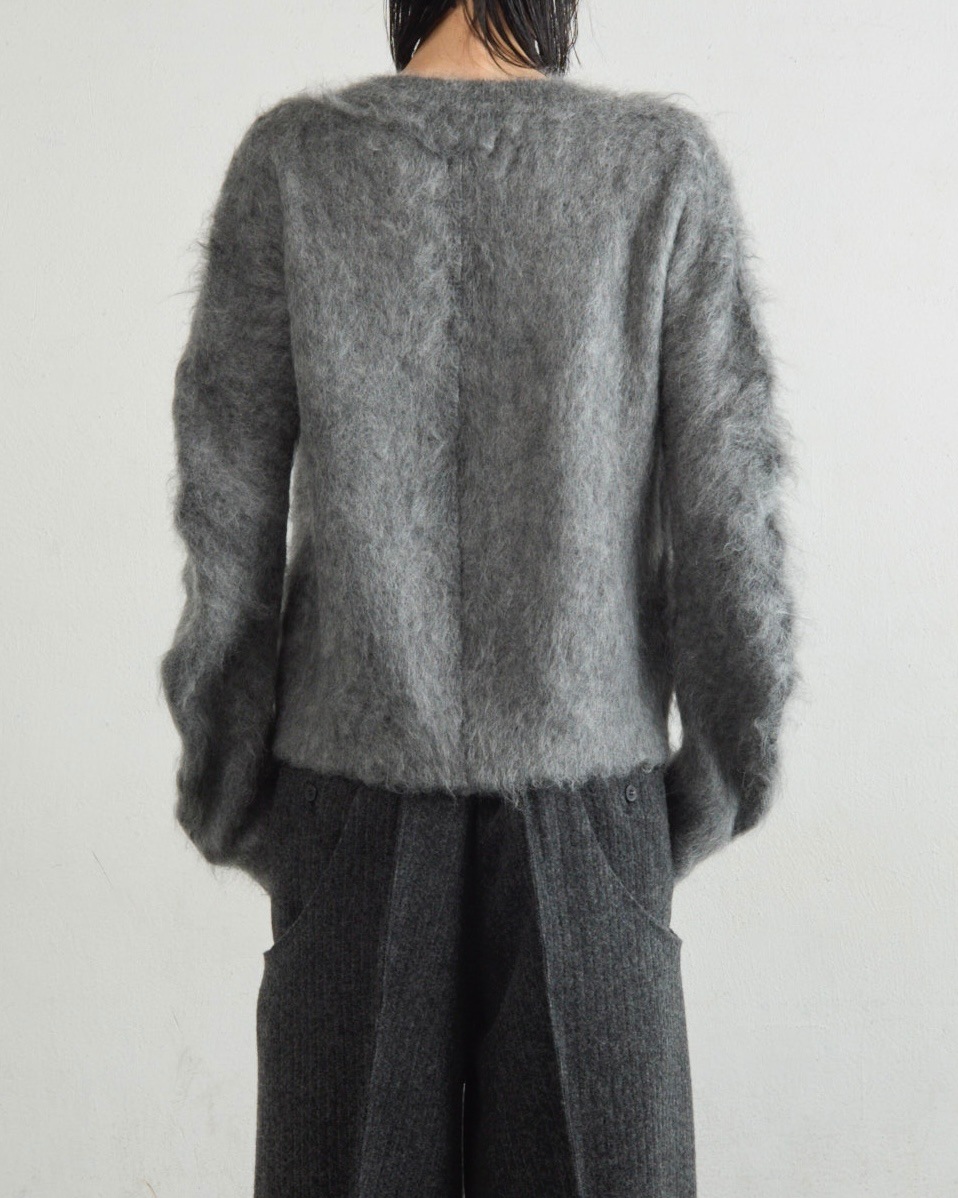 NVRFRGT ネヴァーフォーゲット 25AW BRUSHED MOHAIR V-NECK SWEATER