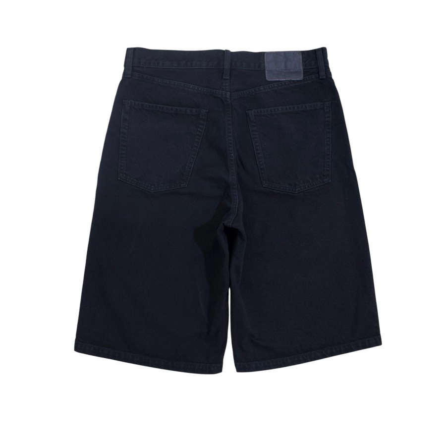 UNUSED アンユーズド UW1179 14oz Denim buggy short (BLACK)