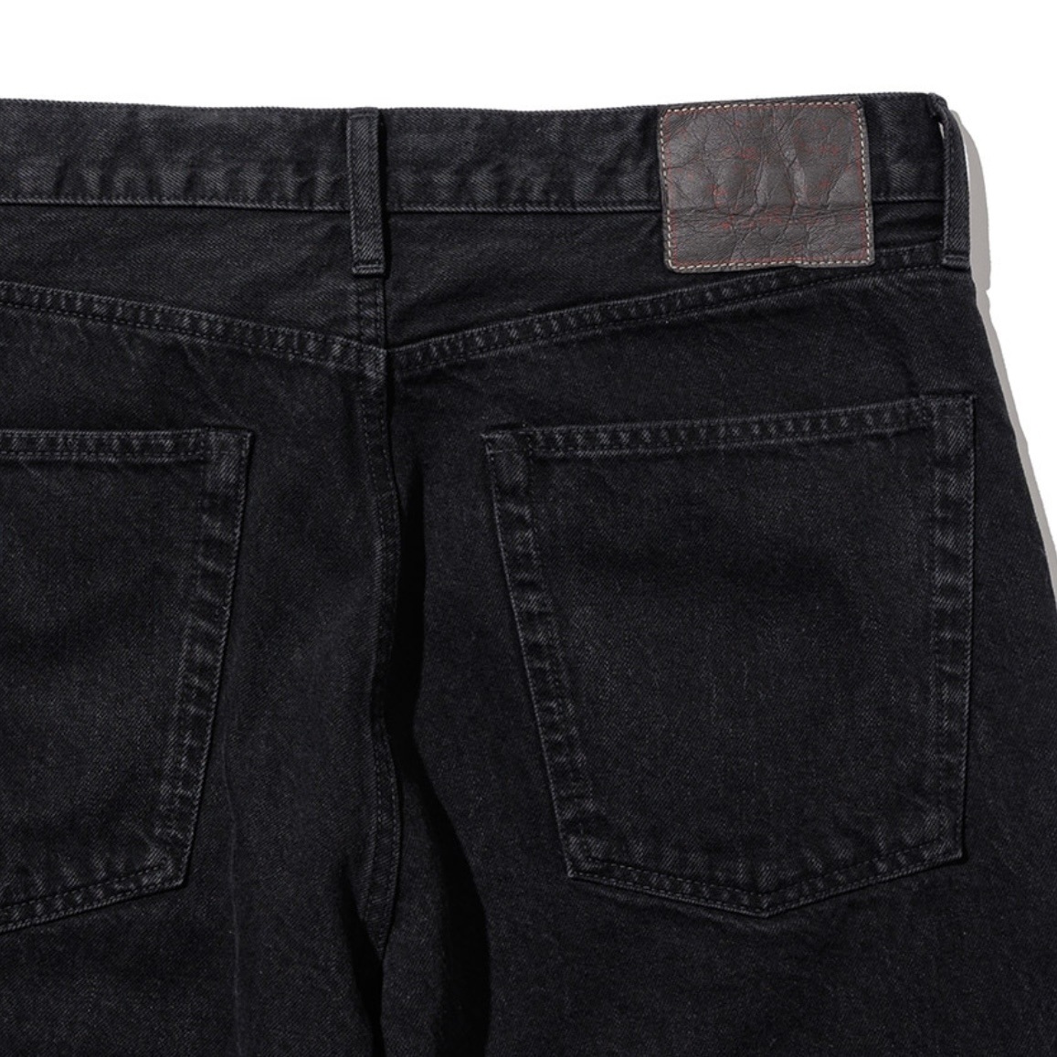 UNUSED アンユーズド UW1179 14oz Denim buggy short (BLACK)