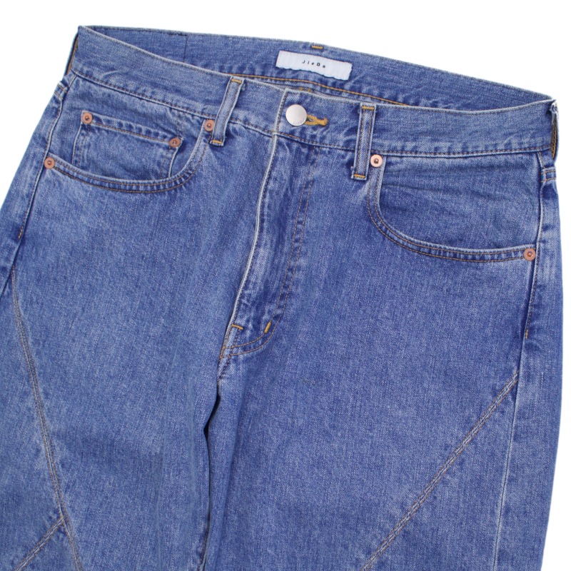 JIEDA ジエダ PANEL DENIM PANTS (USED)