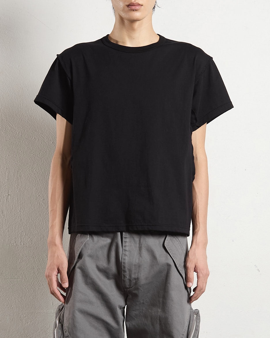 nvrfrgt 23ss Tシャツ NVRFRGT tシャツ 別注 PANELED HALF SLEEVE T-SHIRT メンズ