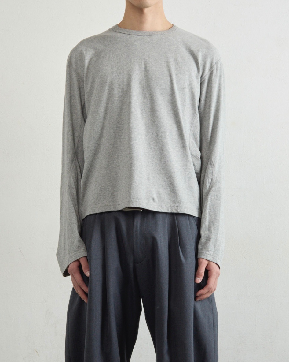 NVRFRGT ネヴァーフォーゲット 25AW LONG SLEEVE T SHIRT (HEATHER GREY)