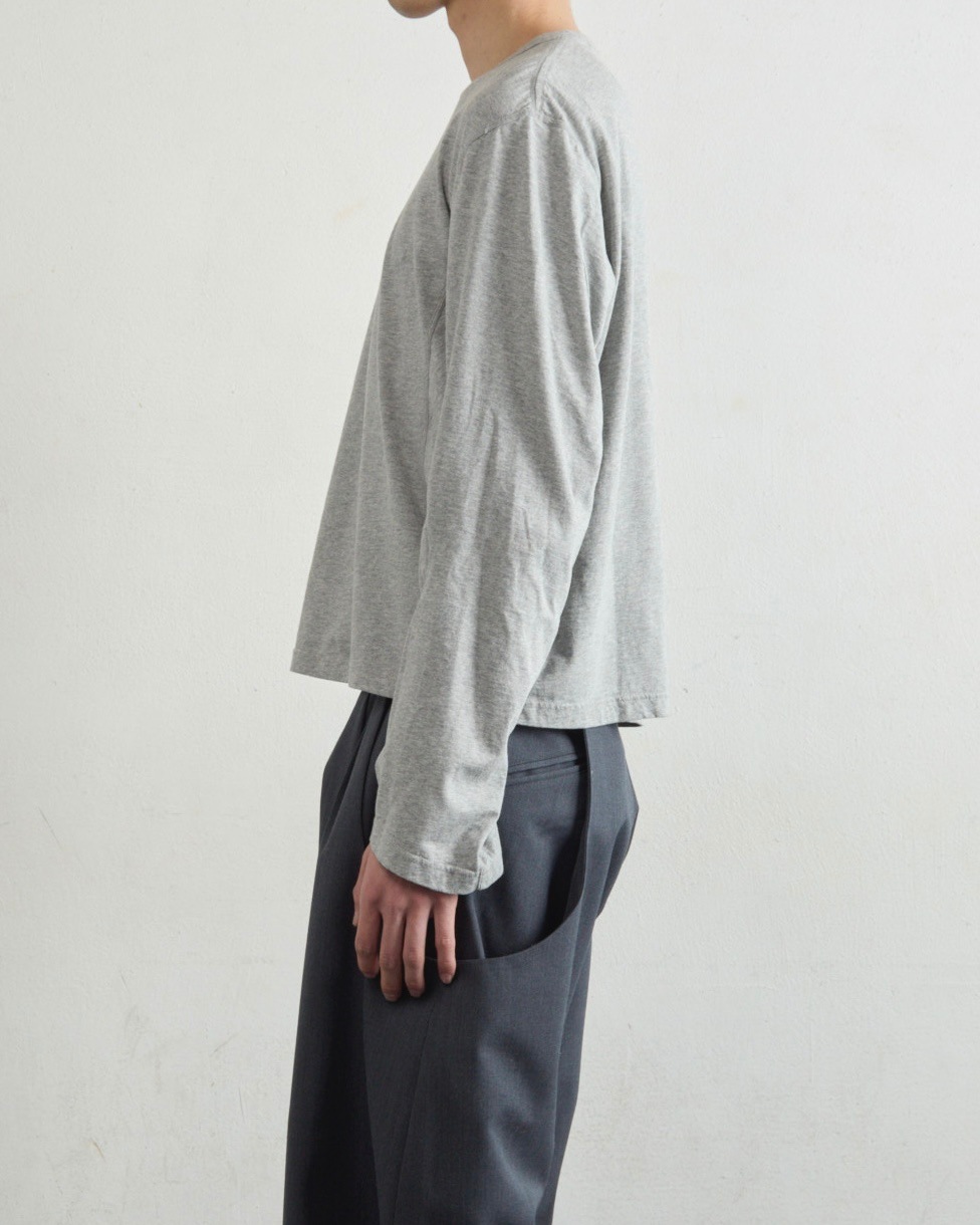 NVRFRGT ネヴァーフォーゲット 25AW LONG SLEEVE T SHIRT (HEATHER GREY)