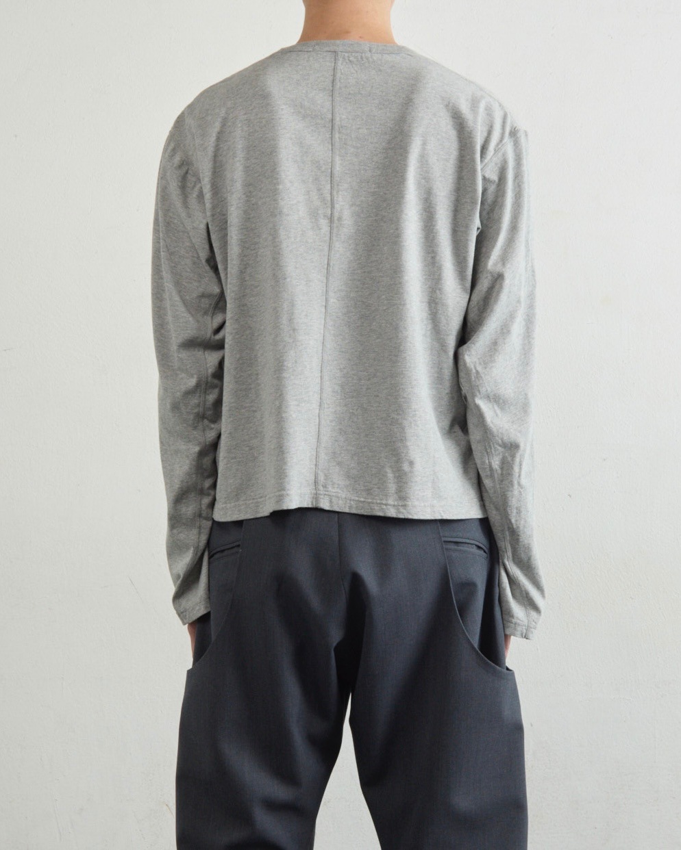NVRFRGT ネヴァーフォーゲット 25AW LONG SLEEVE T SHIRT (HEATHER GREY)