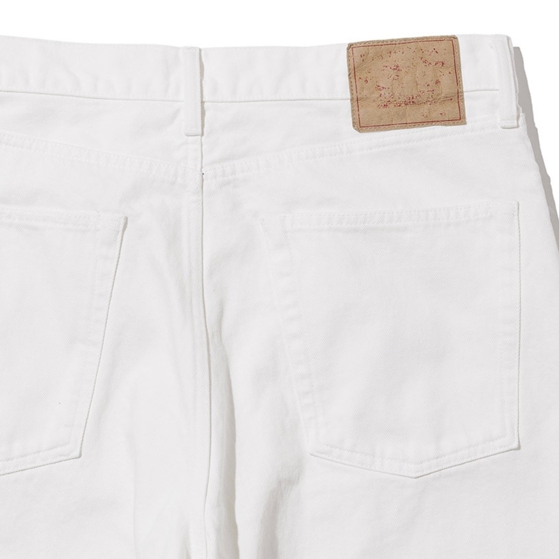 UNUSED アンユーズド UW1179 14oz Denim buggy short (WHITE)