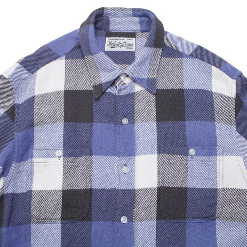 ワコマリア FLANNEL REGULAR COLLAR SHIRT L ワコマリア FLANNEL REGULAR COLLAR SHIRT ワコマリア FLANNEL REGULAR