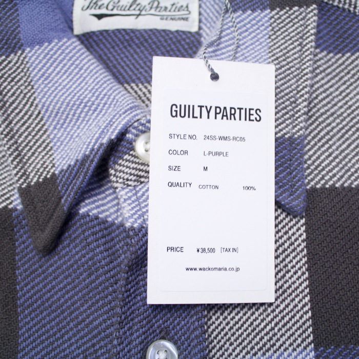 WACKO MARIA ワコマリア FLANNEL REGULAR COLLAR SHIRT TYPE-2 (USED)