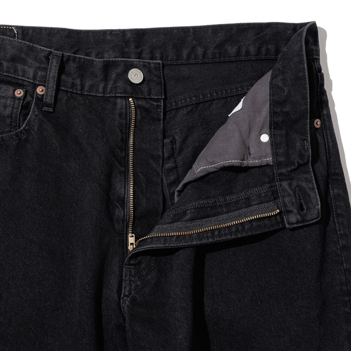 UNUSED アンユーズド 25AW UW1180 14oz Denim buggy pants (BLACK