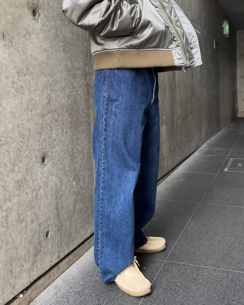 UNUSED アンユーズド 25AW UW1180 14oz Denim buggy pants (INDIGO)
