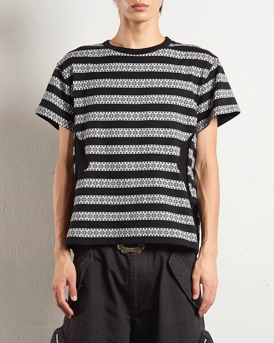 NVRFRGT ネヴァーフォーゲット 25SS NORDIC PATTERN JACQUARD T-SHIRT