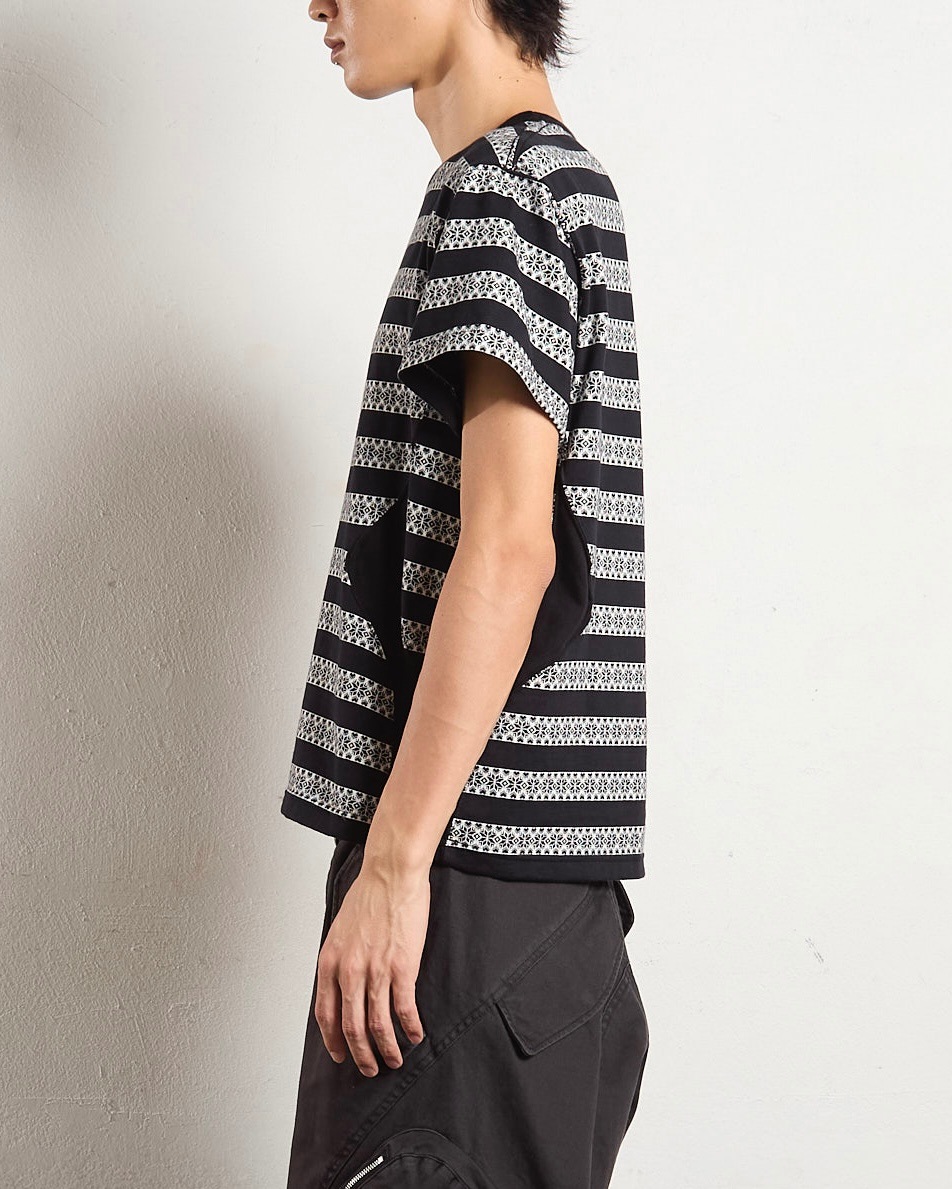 NVRFRGT ネヴァーフォーゲット 25SS NORDIC PATTERN JACQUARD T-SHIRT