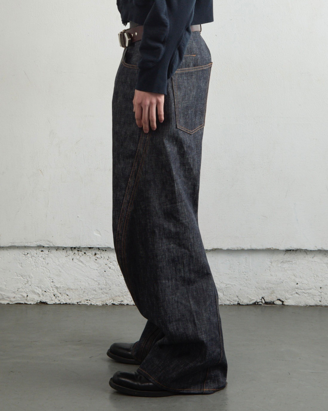 NVRFRGT ネヴァーフォーゲット 25AW 3D TWISTED WIDE LEG JEANS