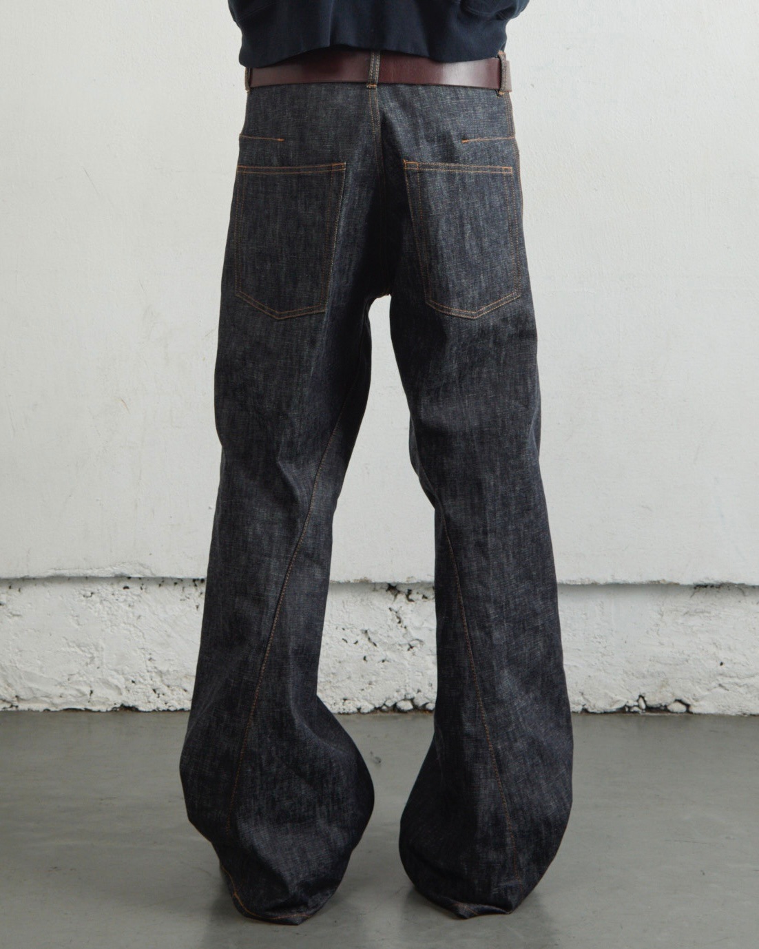 NVRFRGT ネヴァーフォーゲット 25AW 3D TWISTED WIDE LEG JEANS