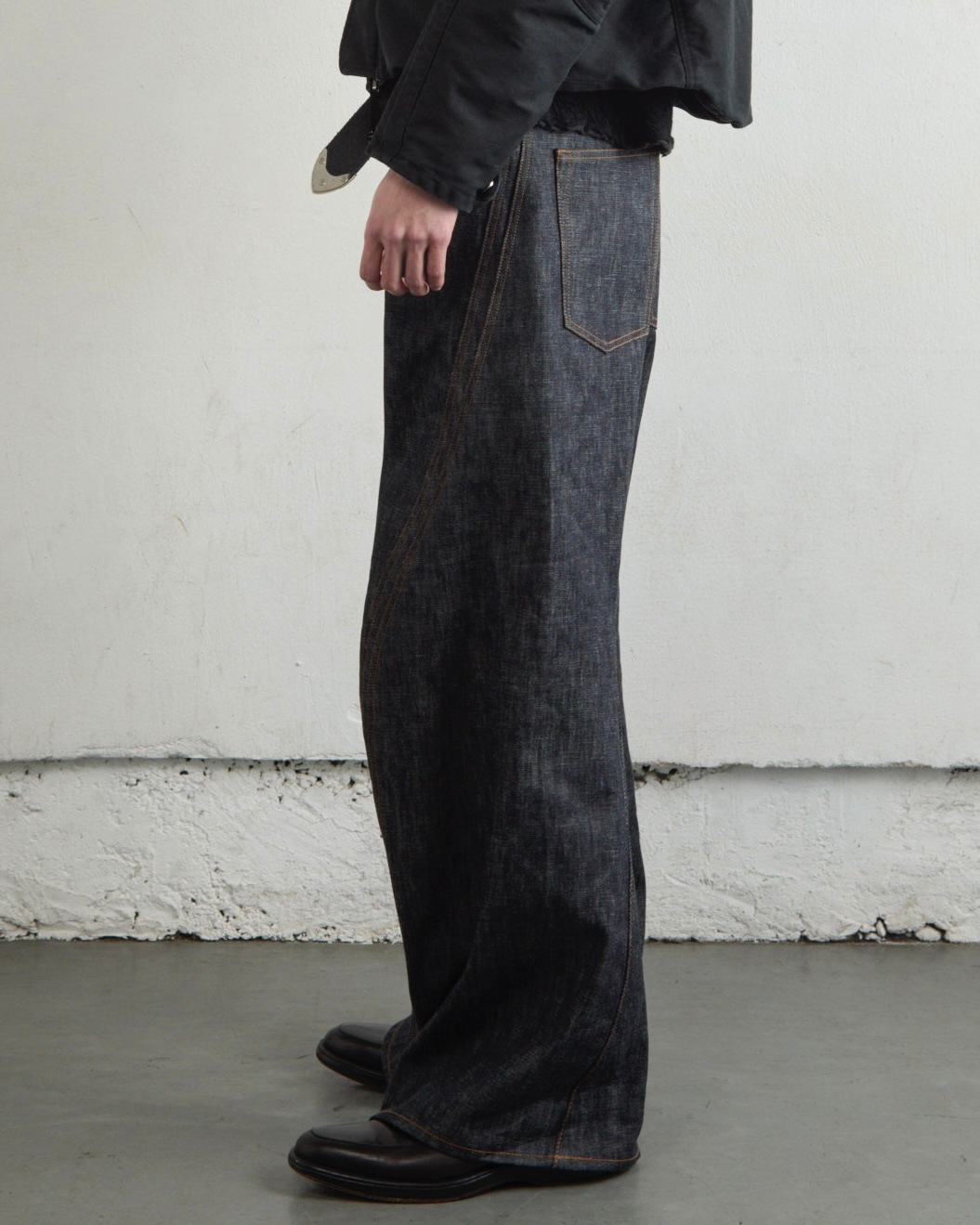 【nvrfrgt】3D Twisted Wide Leg Jeans NVRFRGT / 3D TWISTED WIDE LEG JEANS – JIKAI