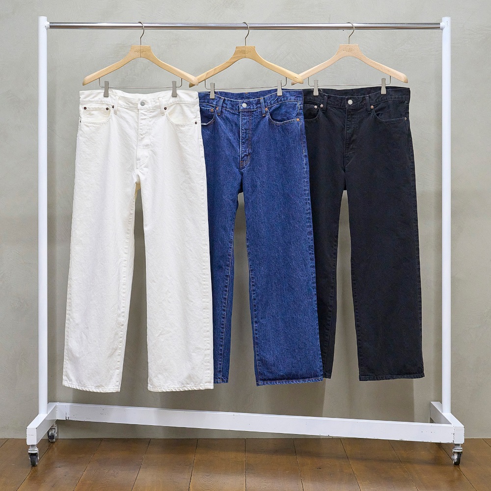UNUSED アンユーズド 25AW UW1180 14oz Denim buggy pants (WHITE)