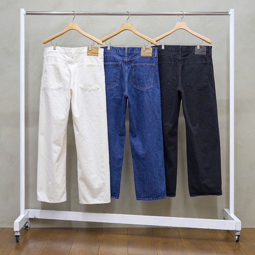 UNUSED アンユーズド 25AW UW1180 14oz Denim buggy pants (WHITE)