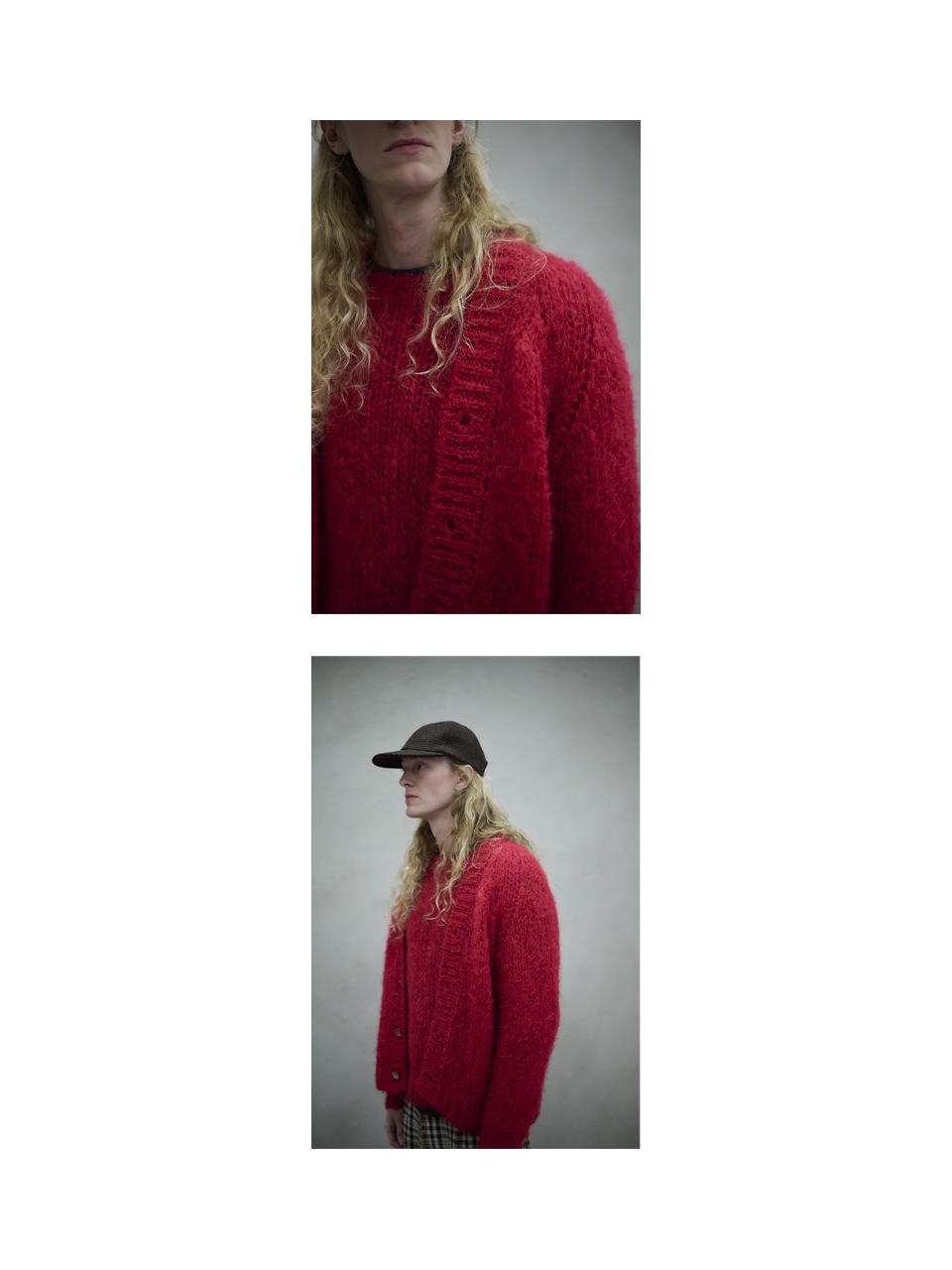 UNUSED アンユーズド 25AW US2520 Mohair pullover knit (BLACK)