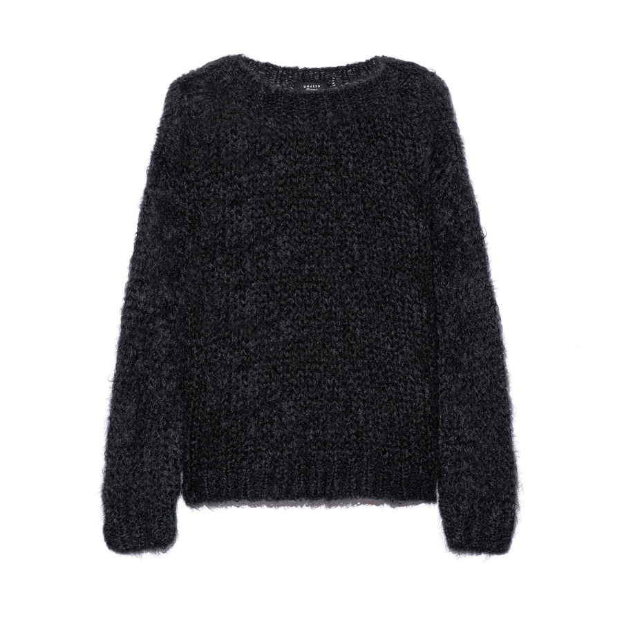 UNUSED アンユーズド 25AW US2520 Mohair pullover knit (BLACK