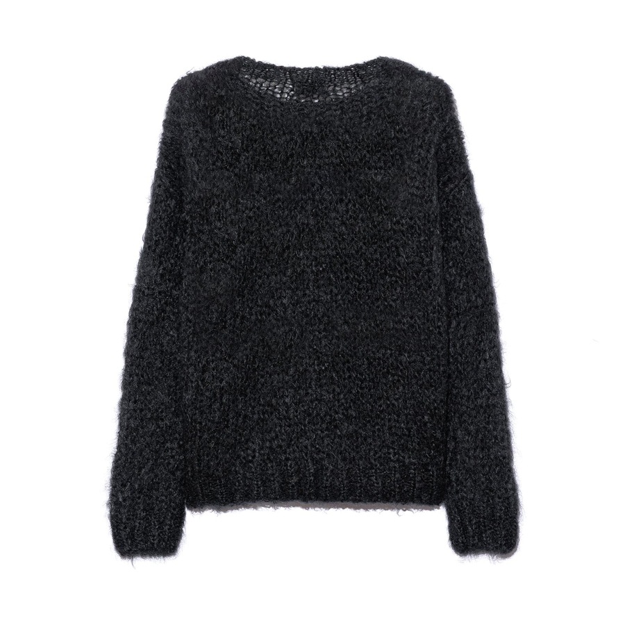 UNUSED アンユーズド 25AW US2520 Mohair pullover knit (BLACK)