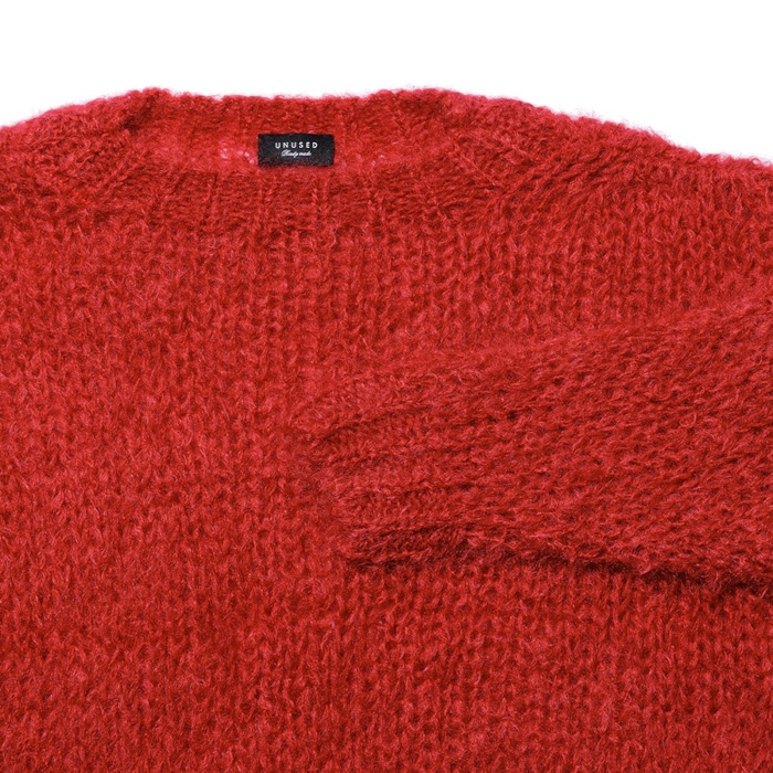 UNUSED アンユーズド 25AW US2520 Mohair pullover knit (RED