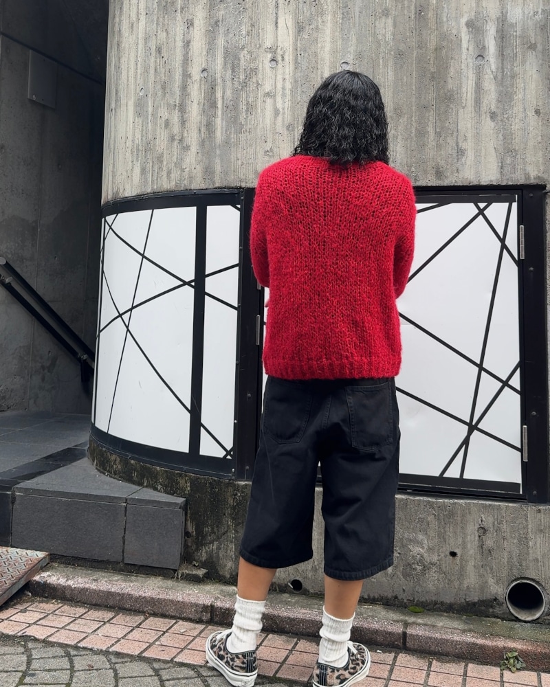 UNUSED アンユーズド 25AW US2520 Mohair pullover knit (RED)