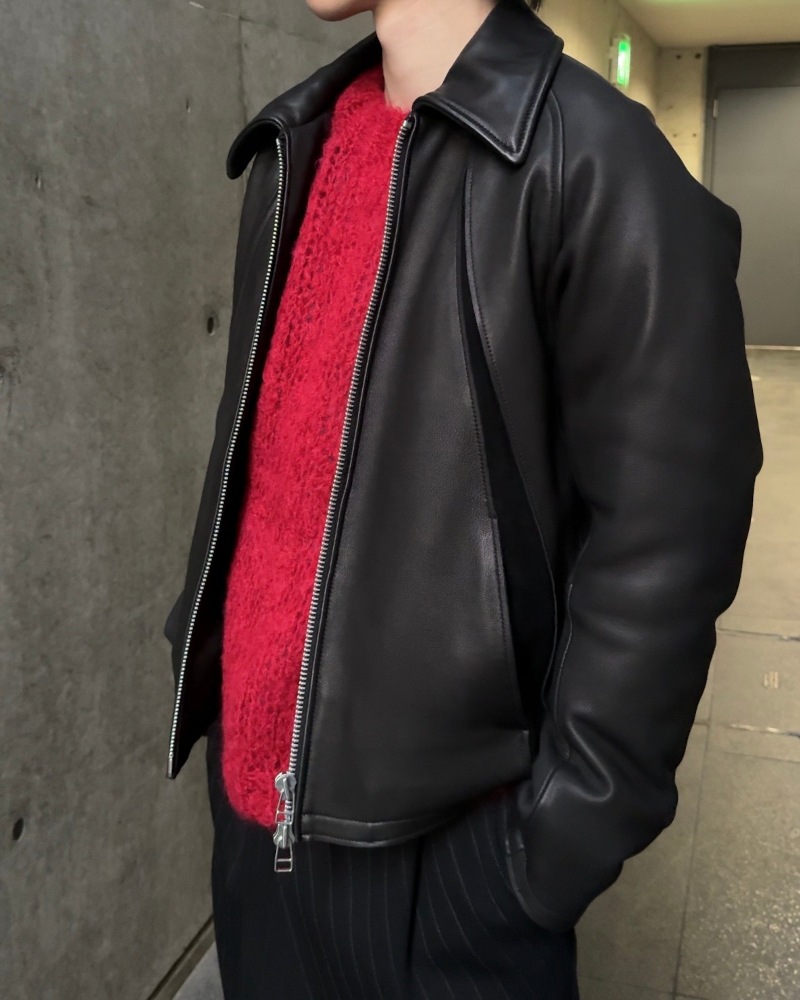 UNUSED アンユーズド 25AW US2520 Mohair pullover knit (RED)